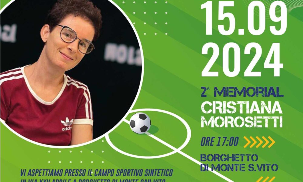 Borghetto M. San Vito / Andato in scena il 2º Memorial Cristiana Morosetti